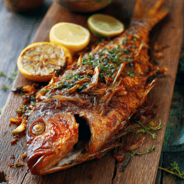 Ginger Onion Fried Sea Bass