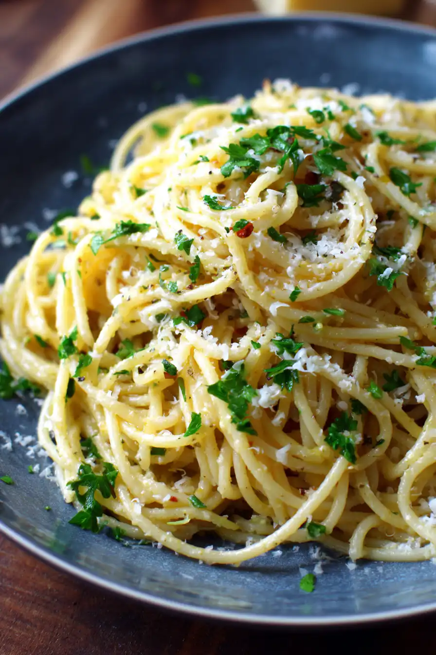 Gluten-Free Garlic Parmesan Pasta