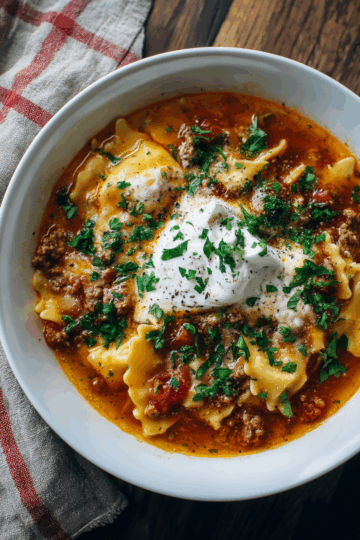 Gluten Free Lasagna Soup