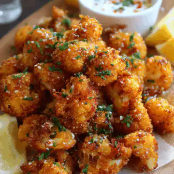 Golden Crispy Cauliflower Bites