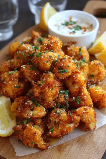 Golden Crispy Cauliflower Bites
