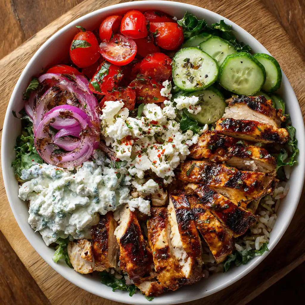 Greek Chicken Bowls