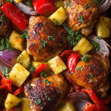 Hawaiian Chicken Sheet Pan