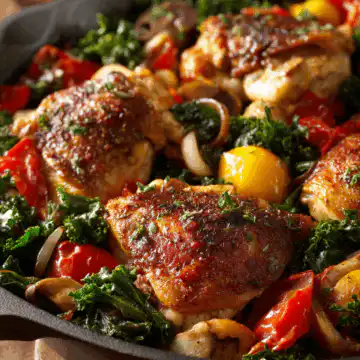 Healthy Chicken and Vegetables Skillet