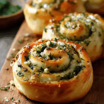 Herb & Garlic Swirl Rolls