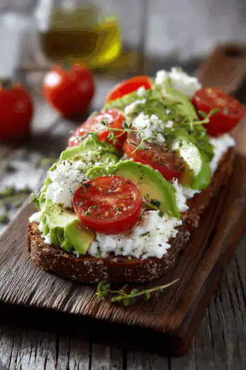 High-Protein Avocado & Cottage Cheese Snack