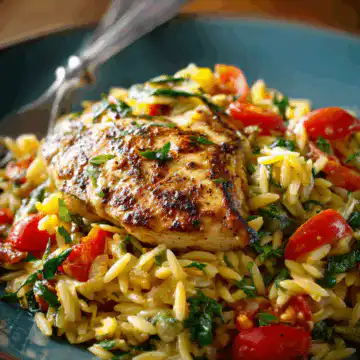 High Protein Chicken Orzo