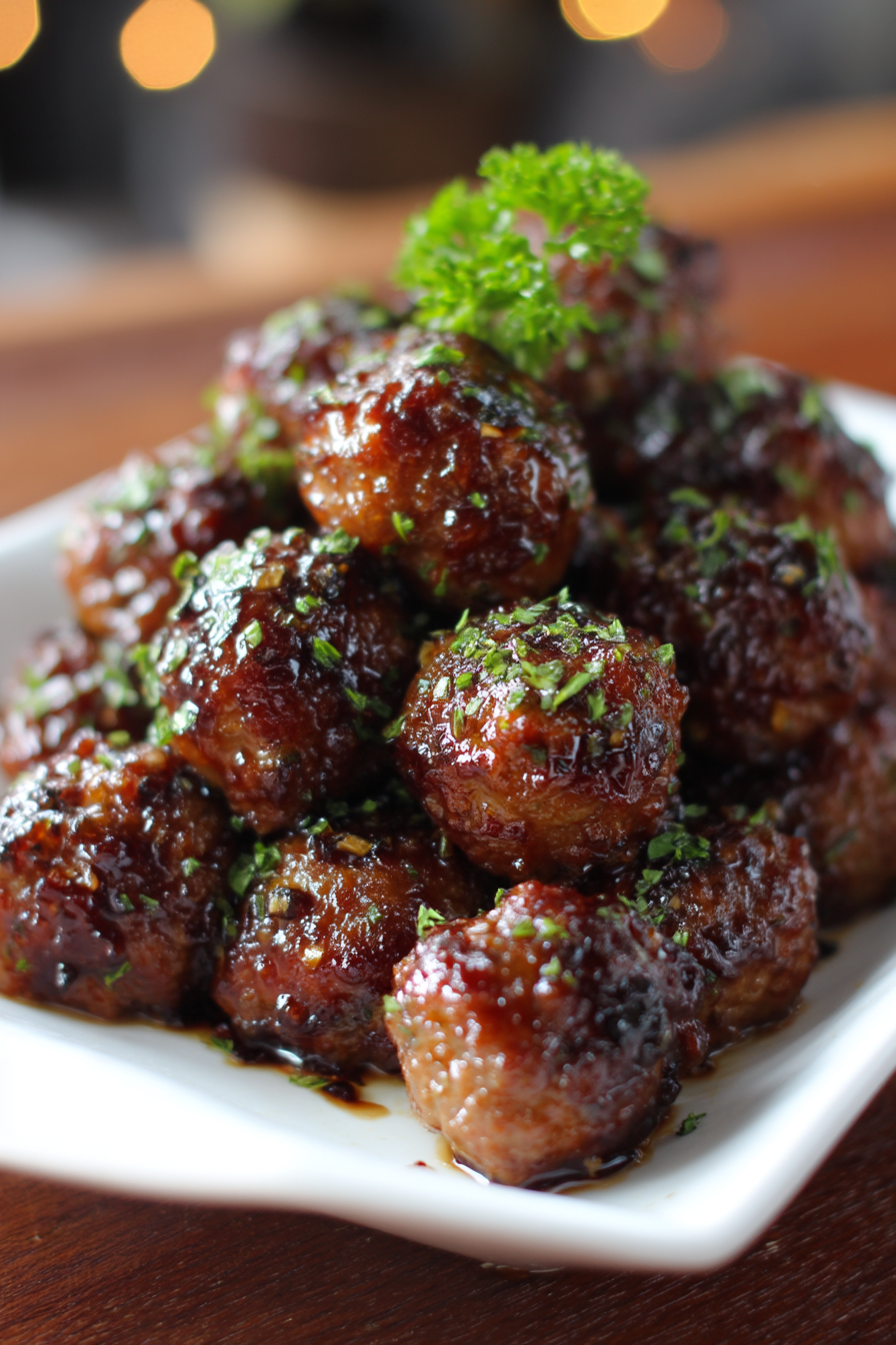Honey Garlic Meatballs