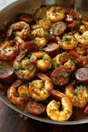 Honey Garlic Shrimp & Sausage – Easy One-Pan Dinner