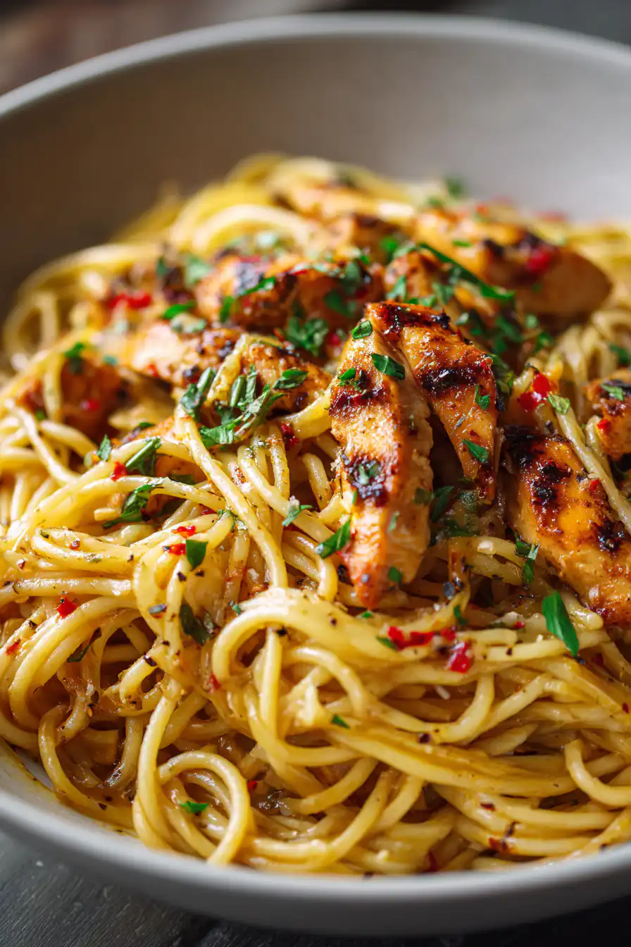 Honey Pepper Chicken Pasta