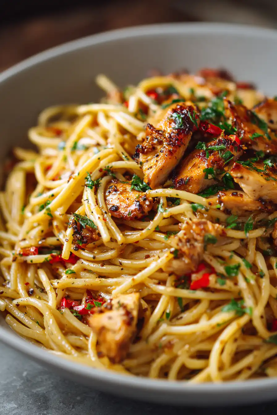Honey Pepper Chicken Pasta