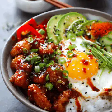 Hot Honey Chicken Bowls