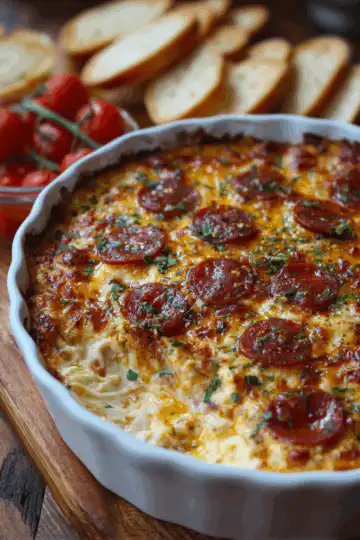 Hot Sausage Cheese Dip
