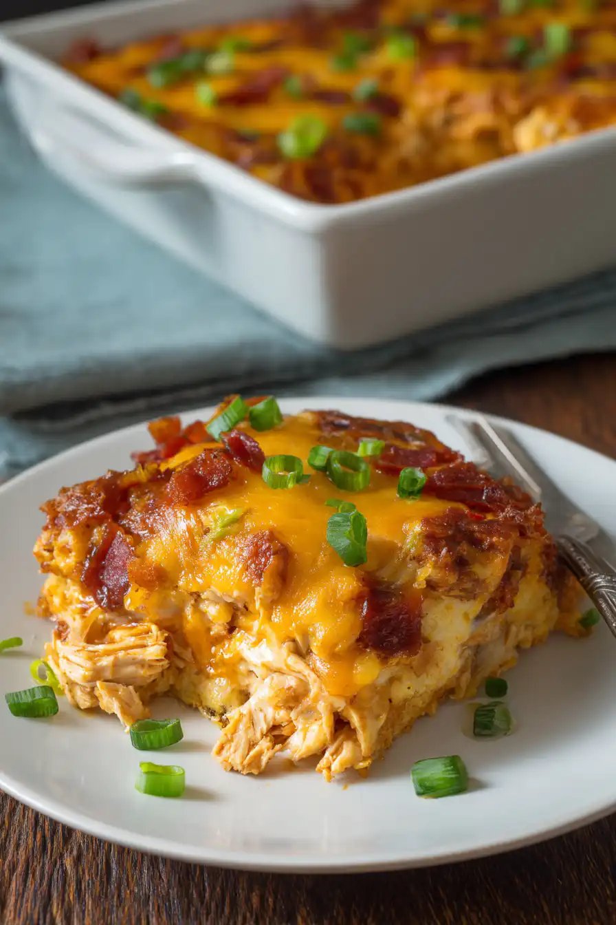 Keto BBQ Chicken Casserole - Easy Keto Recipes