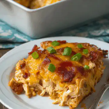 Keto BBQ Chicken Casserole - Easy Keto Recipes