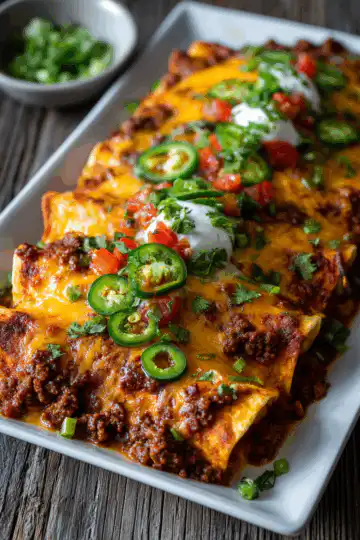 Keto Beef Enchiladas Recipe
