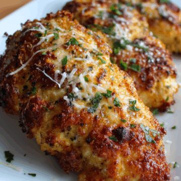 Keto Chicken Recipe - Parmesan Crusted Chicken