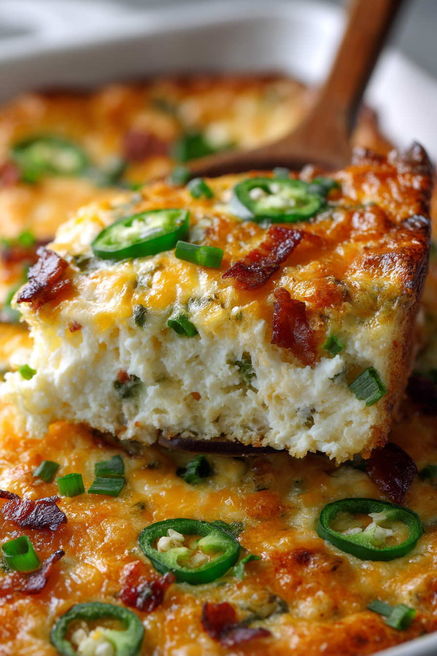 Keto Jalapeño Popper Casserole