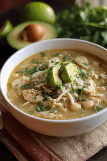 Keto & Low Carb White Chicken Chili