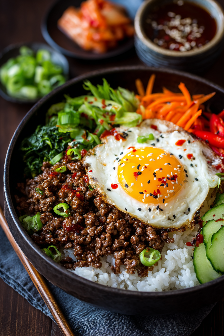 Korean Ground Beef Bowl