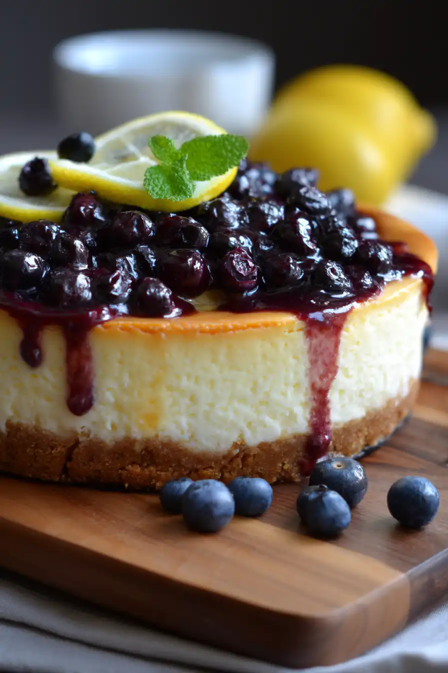 Lemon Blueberry Cheesecake