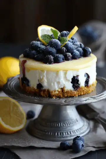 Lemon-Blueberry Cheesecake Delight