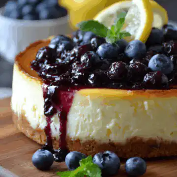Lemon Blueberry Cheesecake