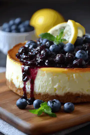 Lemon Blueberry Cheesecake