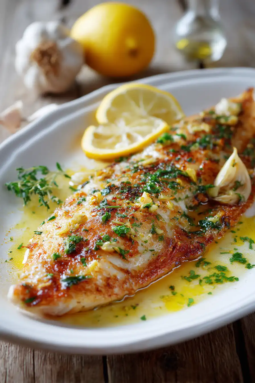 Lemon Butter Garlic Fish