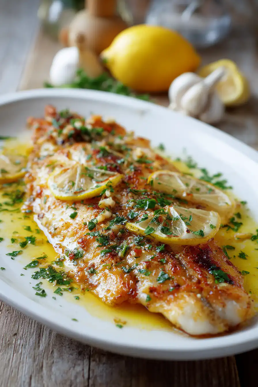 Lemon Butter Garlic Fish