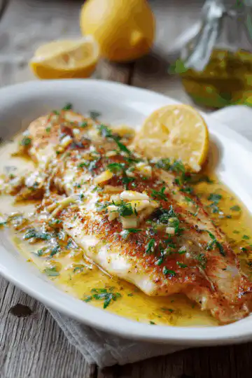 Lemon Butter Garlic Fish