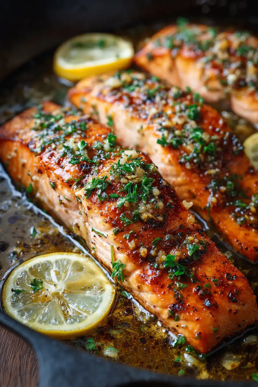 Lemon Butter Garlic Salmon