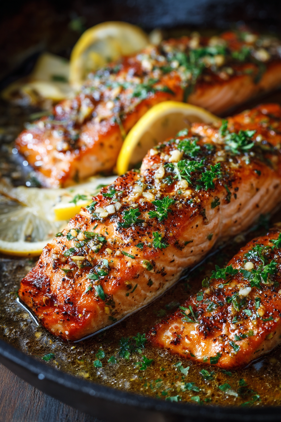 Lemon Butter Garlic Salmon