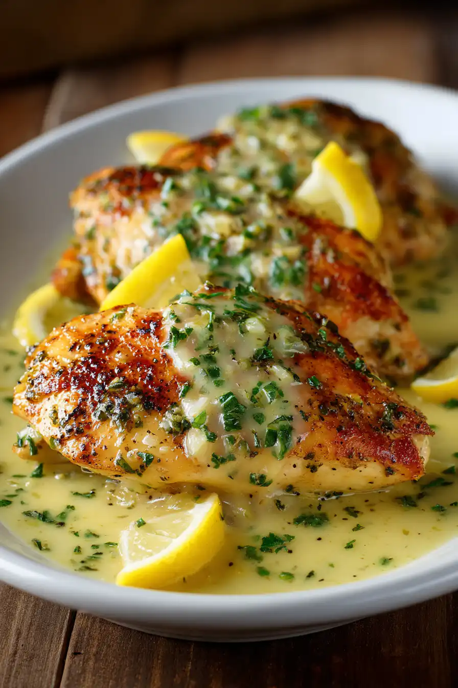 Lemon Chicken with Lemon Butter Sauce