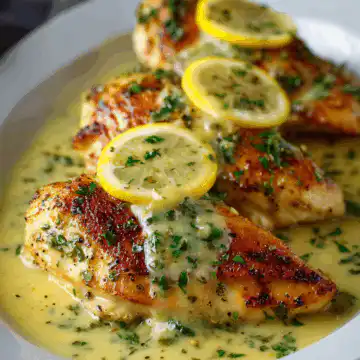 Lemon Chicken with Lemon Butter Sauce