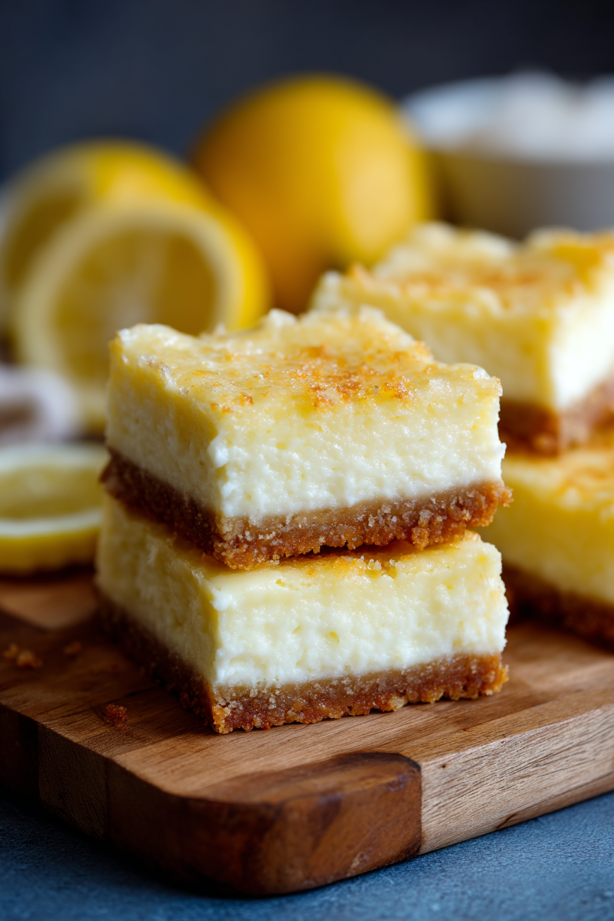 Lemon Cream Cheese Bars Recipe