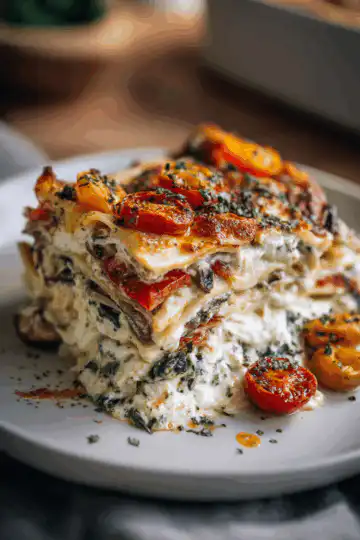 Loaded Veggie White Lasagna