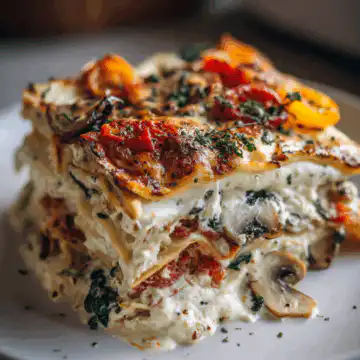 Loaded Veggie White Lasagna