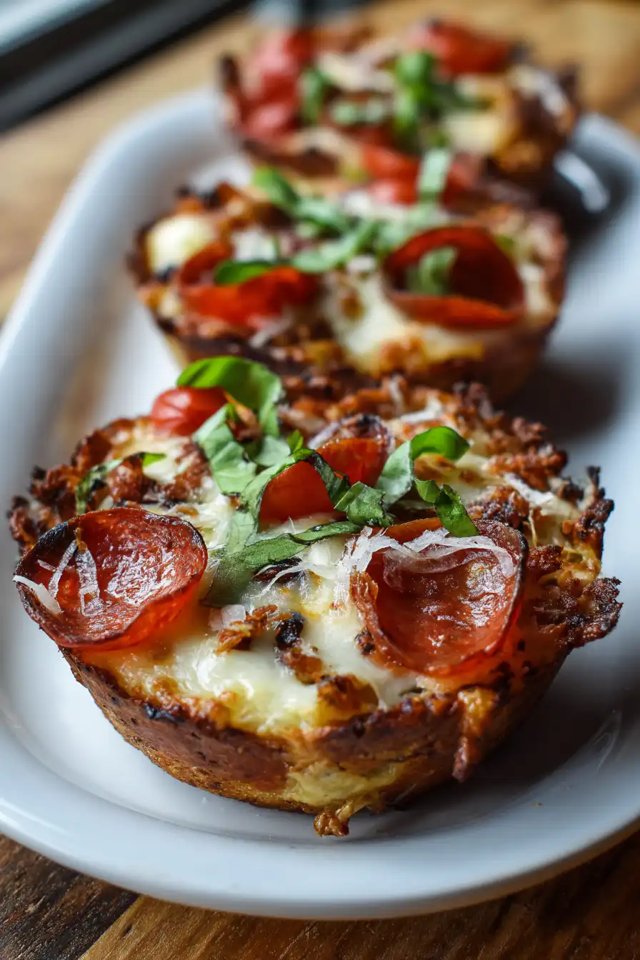 Low Carb Pizza Bowls