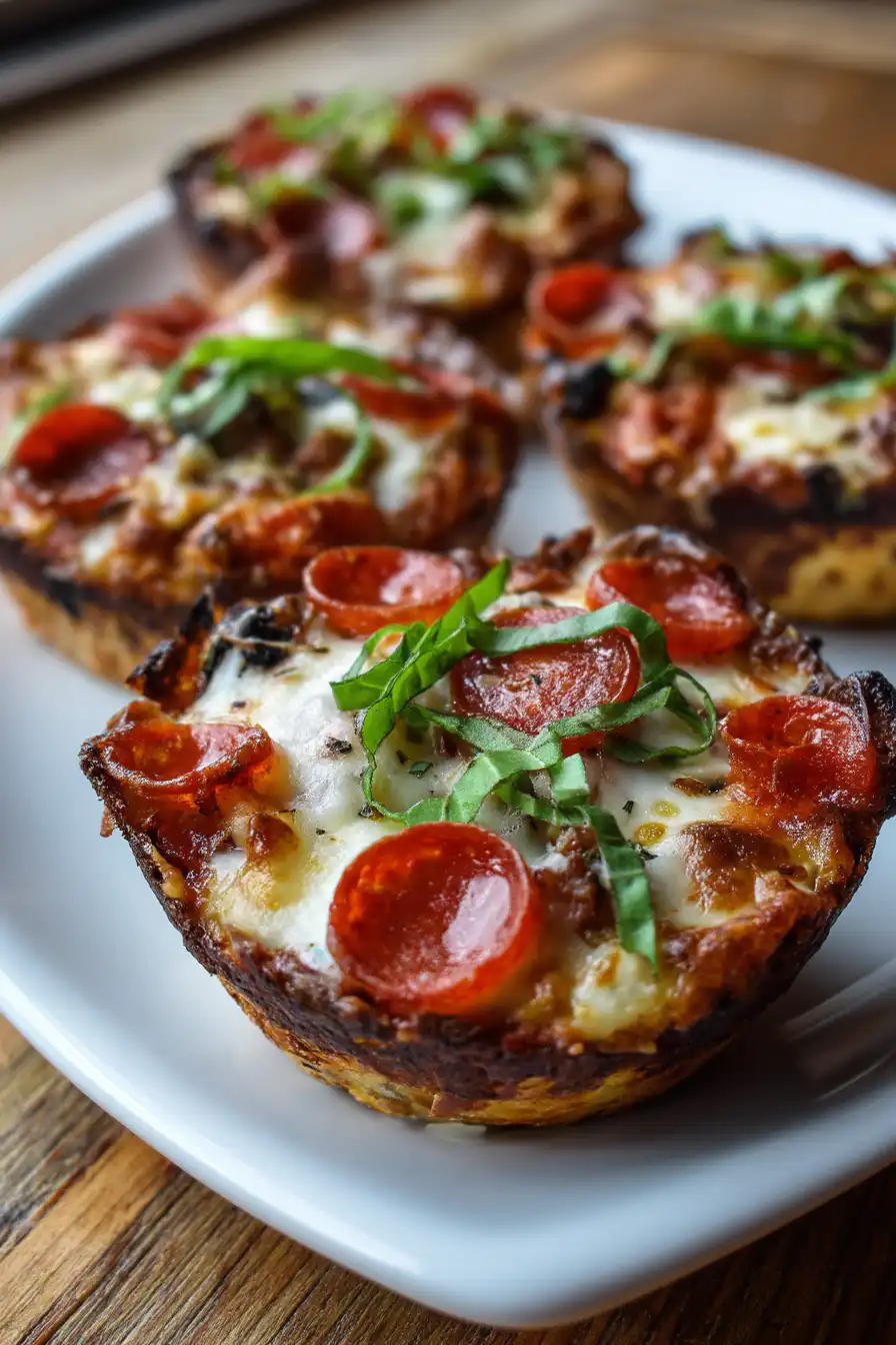 Low Carb Pizza Bowls