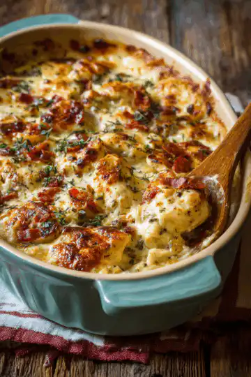 Low Carb Swiss Chicken Casserole