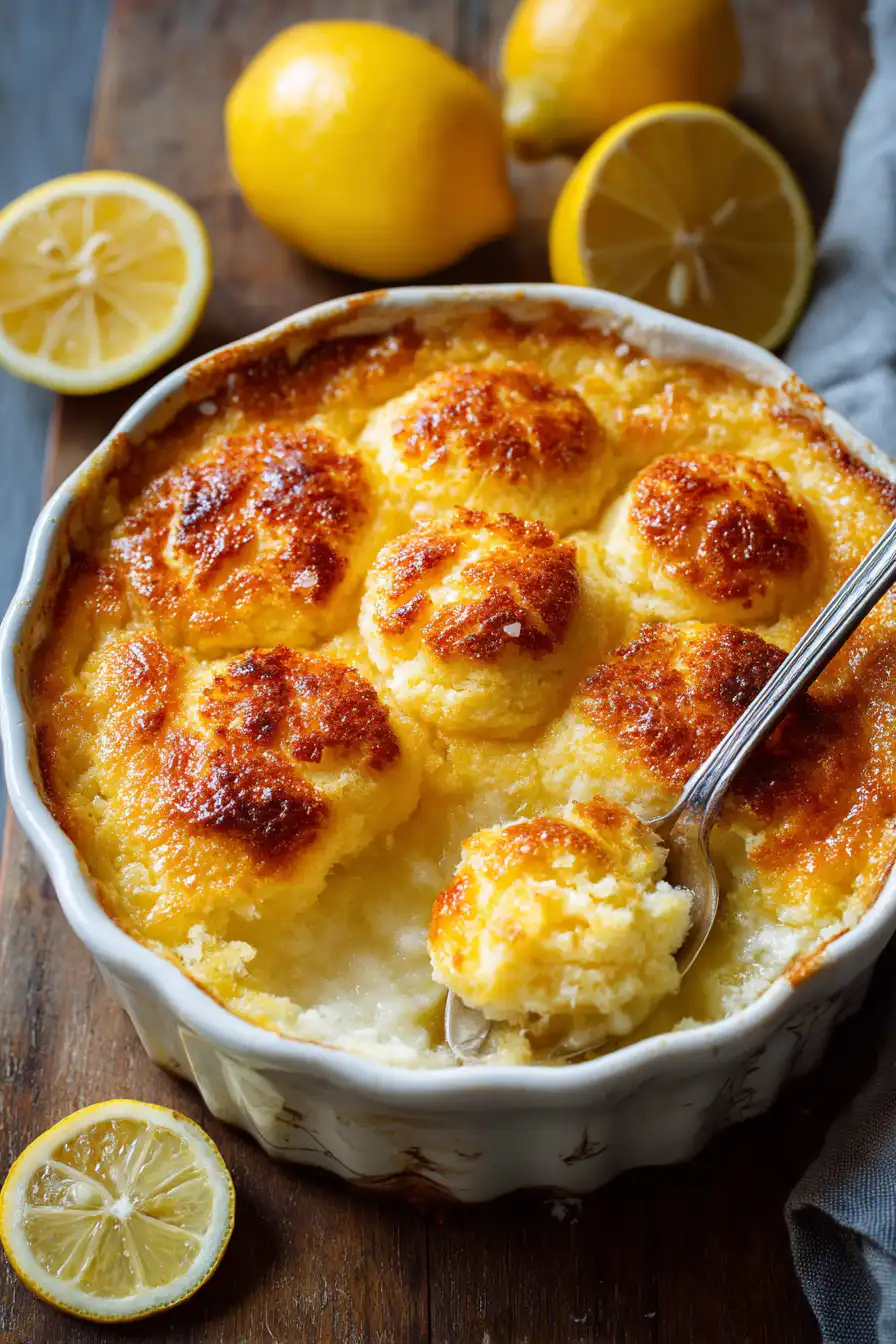 Magic Lemon Cobbler