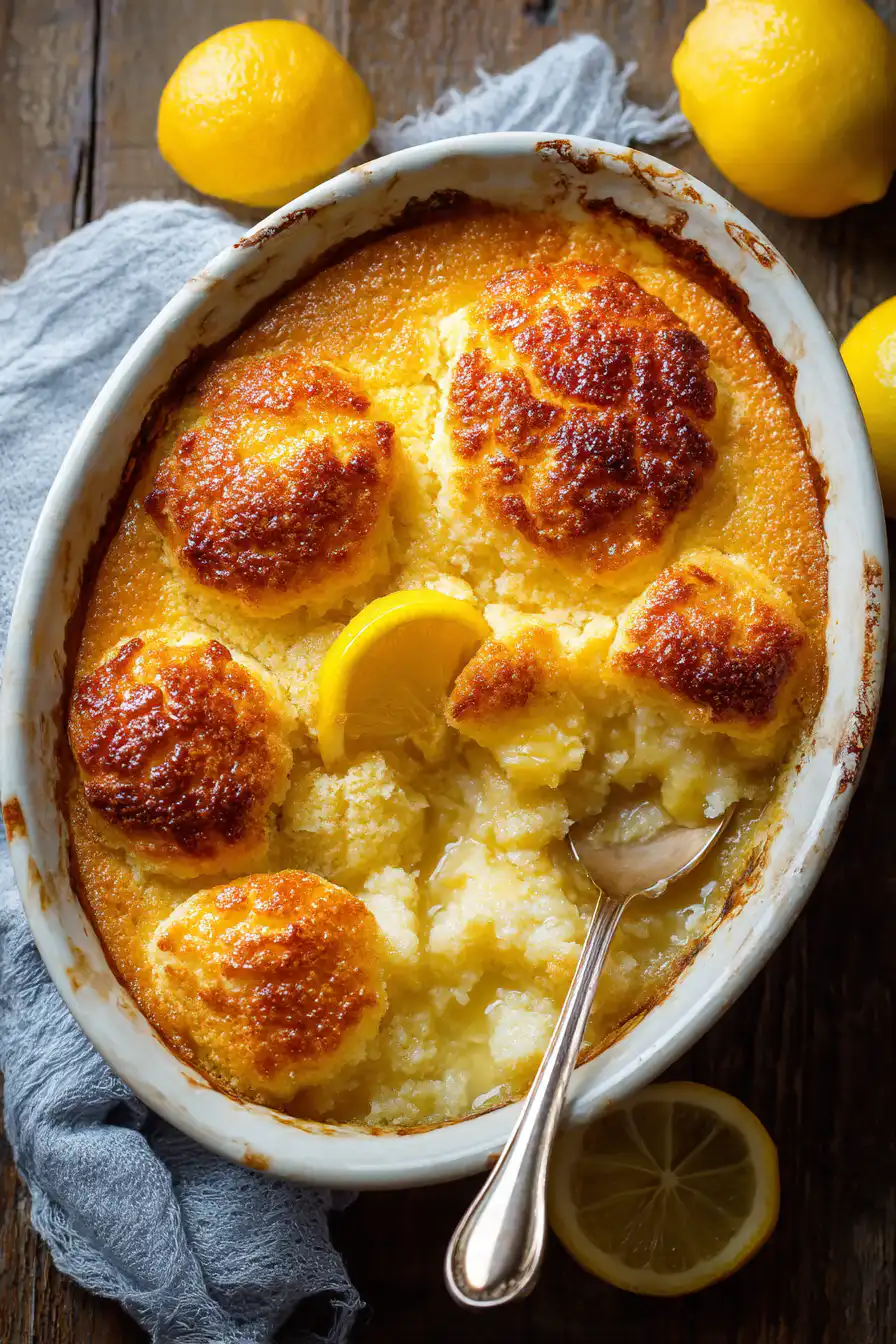Magic Lemon Cobbler