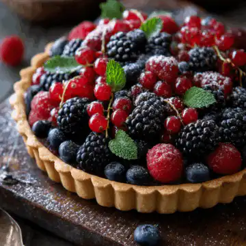 Majestic Berry Medley Tart
