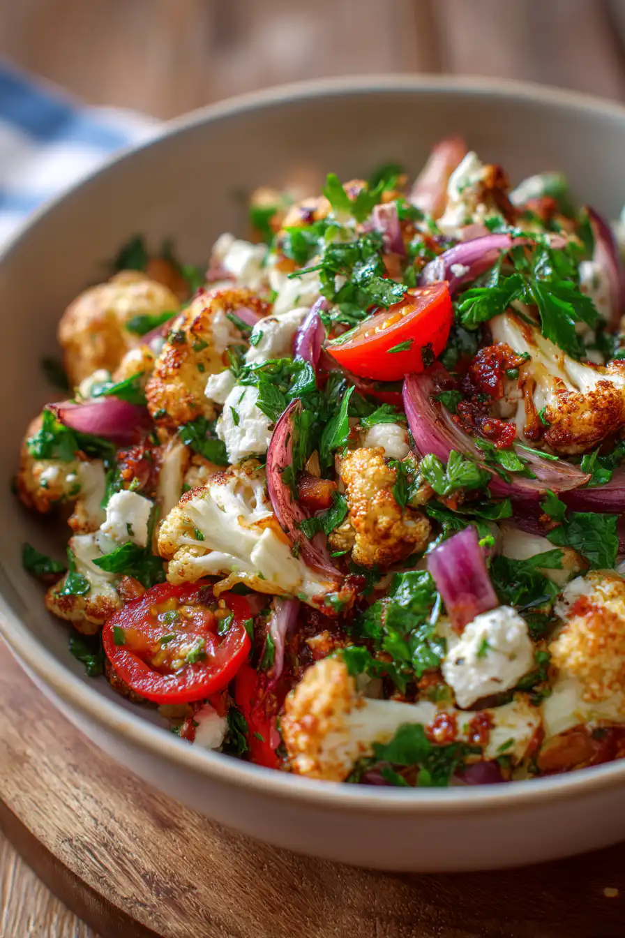 Mediterranean Cauliflower Salad