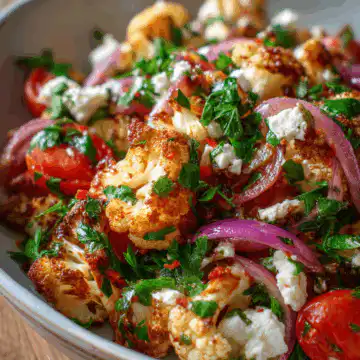 Mediterranean Cauliflower Salad