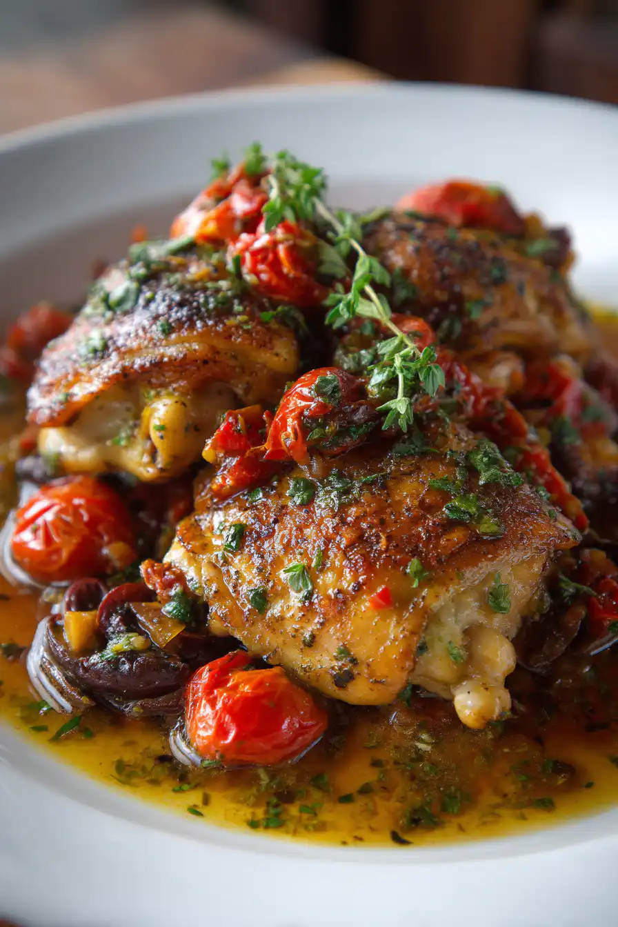 Mediterranean Chicken Thighs