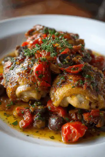 Mediterranean Chicken Thighs