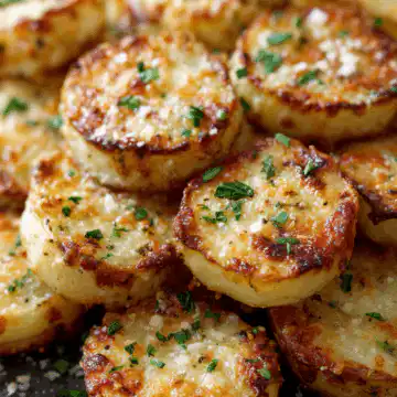 Mini Baked Parmesan Potato Rounds