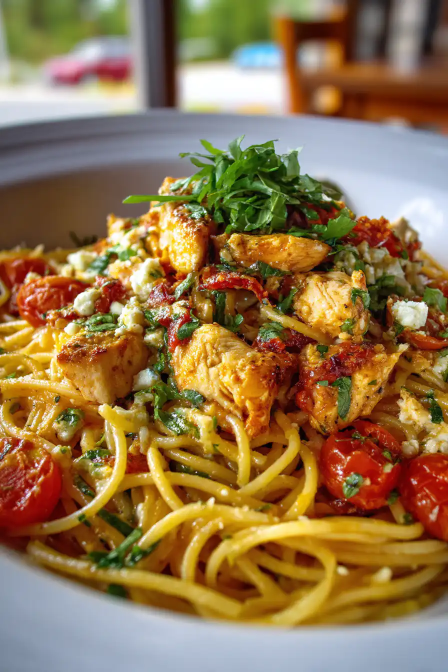Monterey Chicken Spaghetti